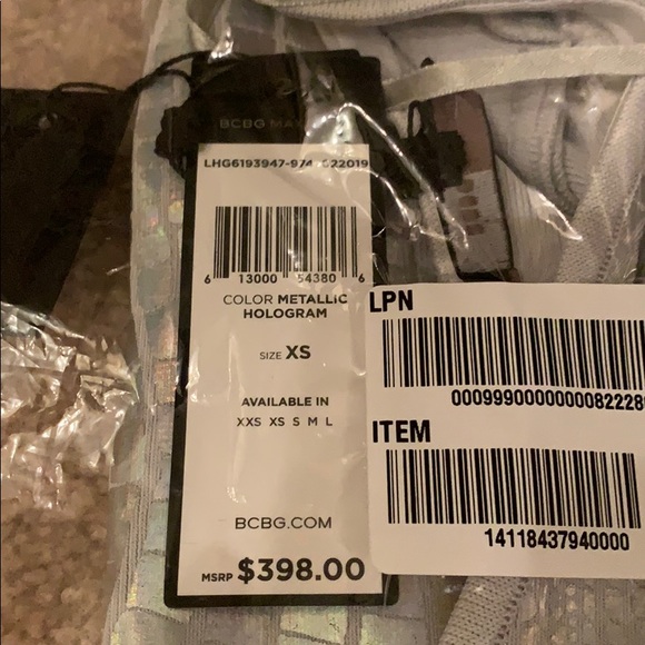 ✨NWT BCBG Holographic Dress - Picture 6 of 6